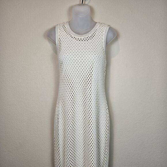 Art Dept Cage Dress Designer Minimalist Luxe Modern Maxi Crochet Celeb Womens M - Picture 5 of 13